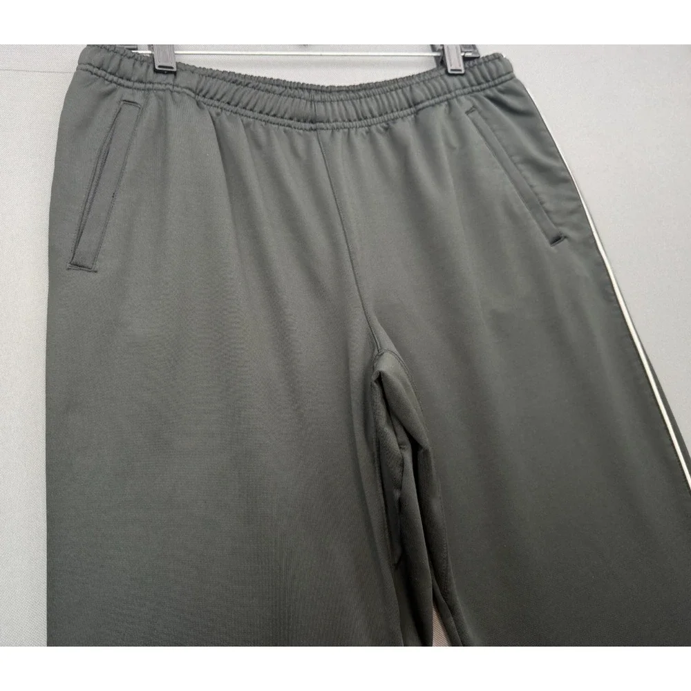 Vintage Nike Team Dri-FIT Track Pants Black Ankle Zip Y2K | Boy's Youth L 12-14